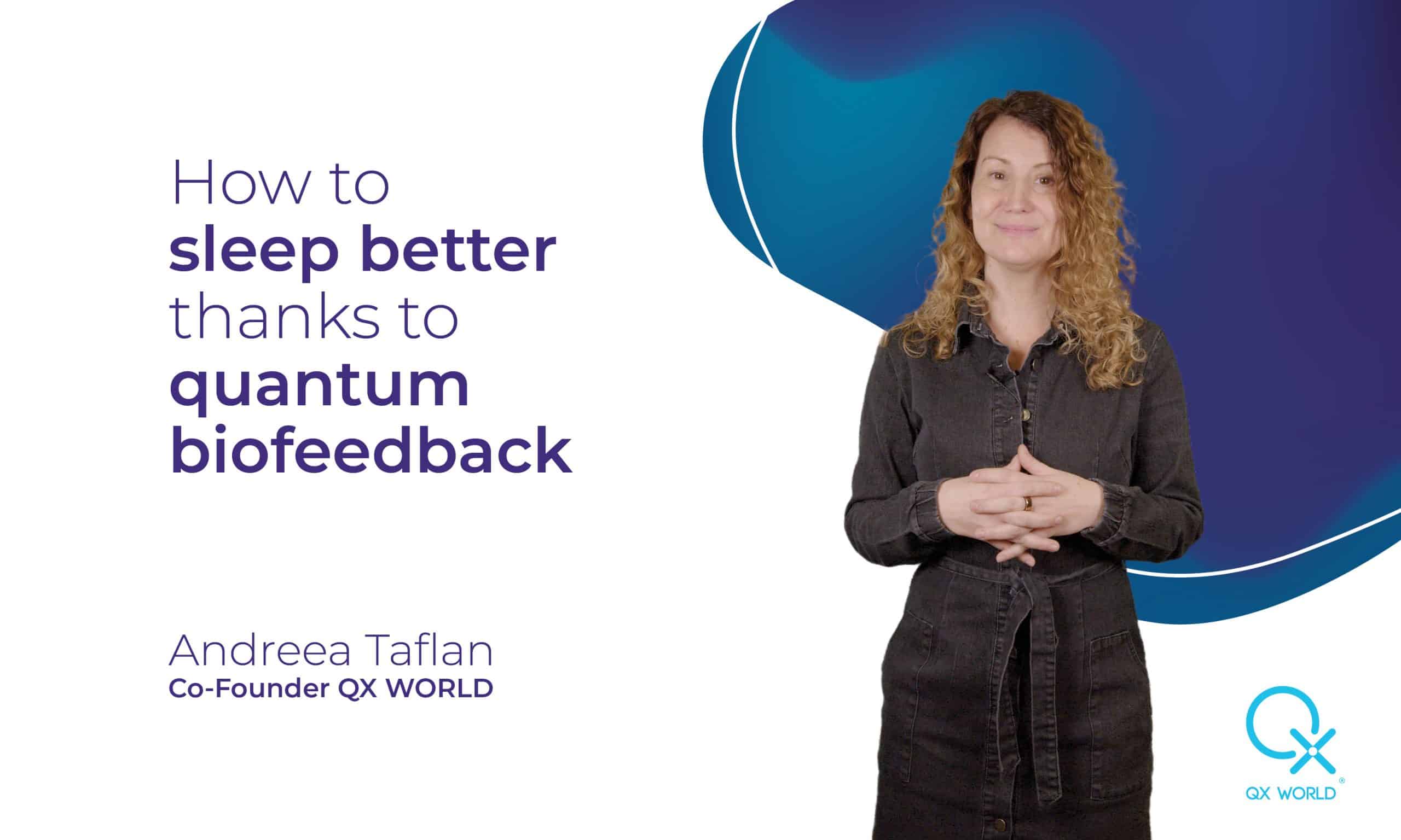 A client who sleeps better thanks to quantum biofeedback sessions