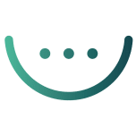 Turquoise logo with abstract bar graph design
