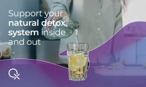 A woman who feels healthy again after detoxing her body using a natural detox method
