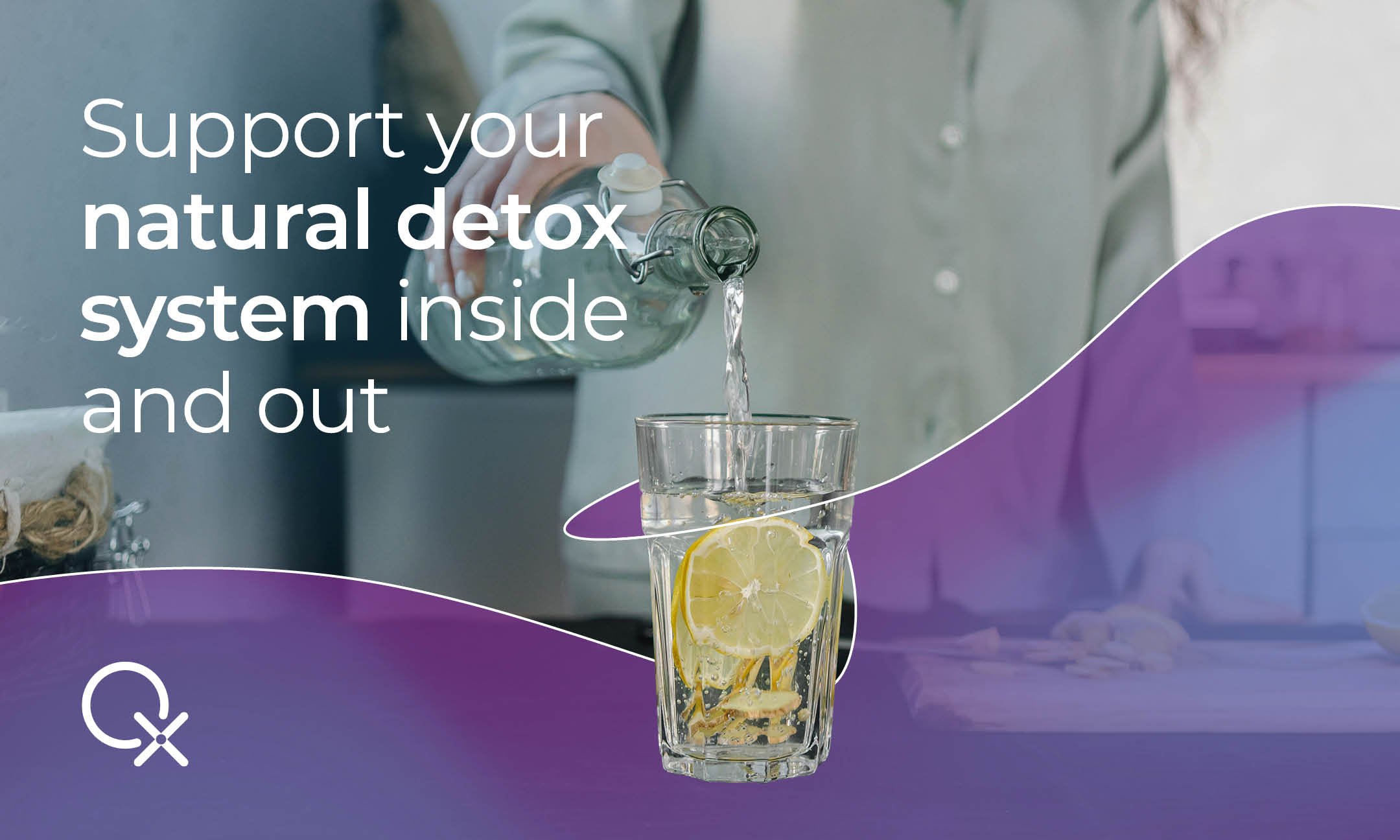 A woman who feels healthy again after detoxing her body using a natural detox method