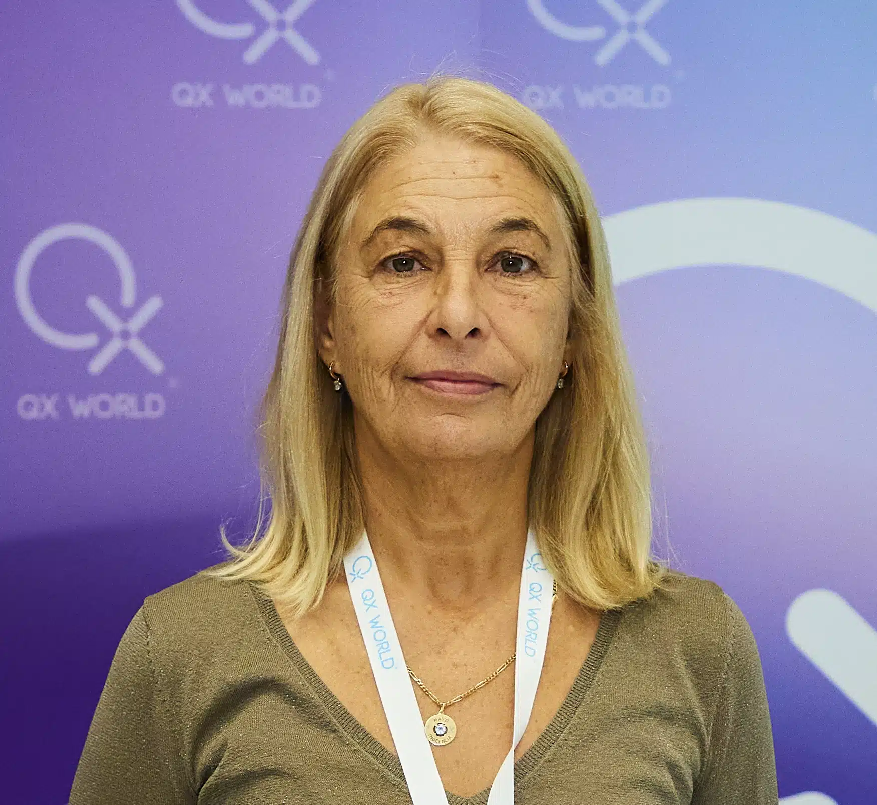 Senior woman at CX World conference