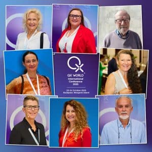 Deelnemers aan die QX Wêreld Internasionale Konferensie 2025