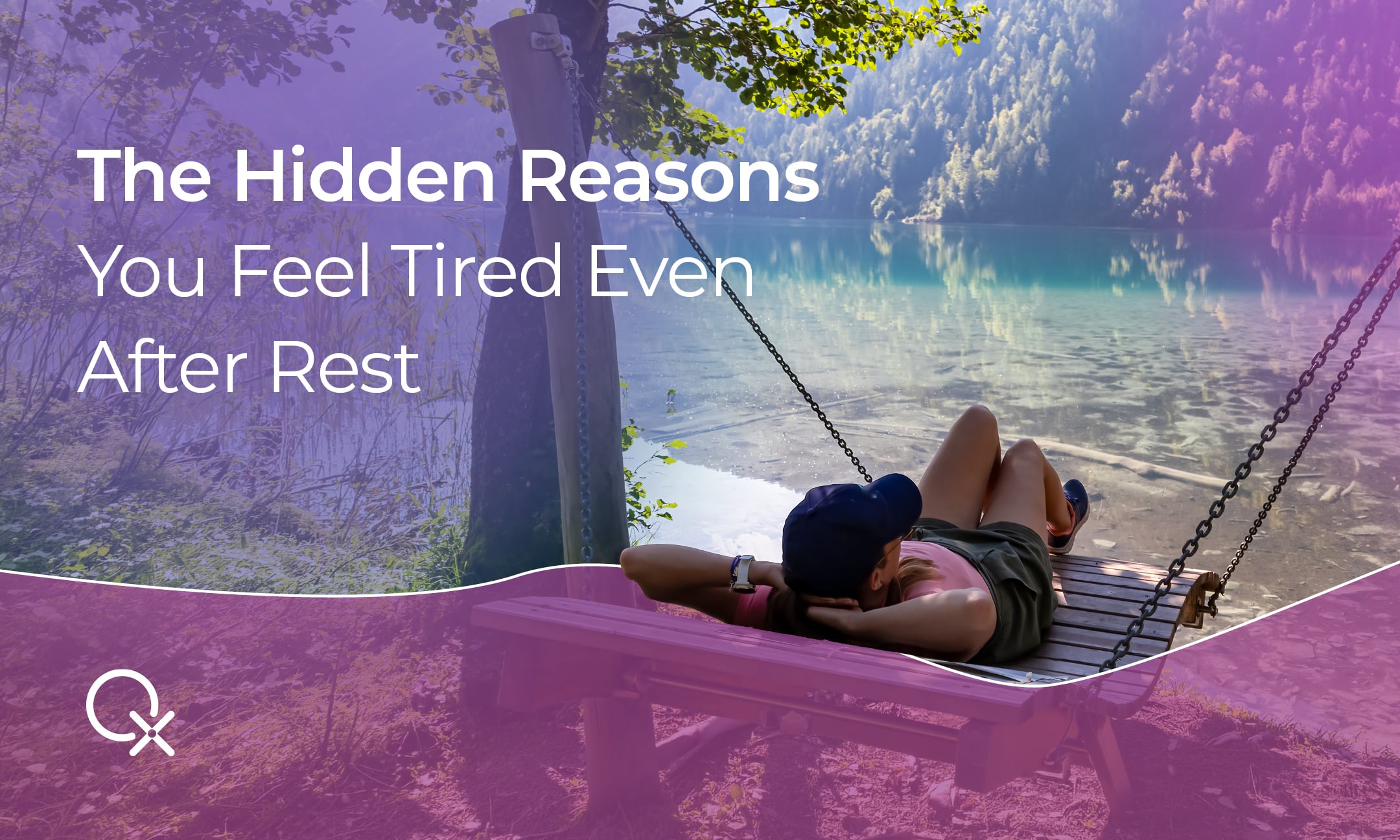 Calm self-care moment for stress relief and natural energy support when feeling drained