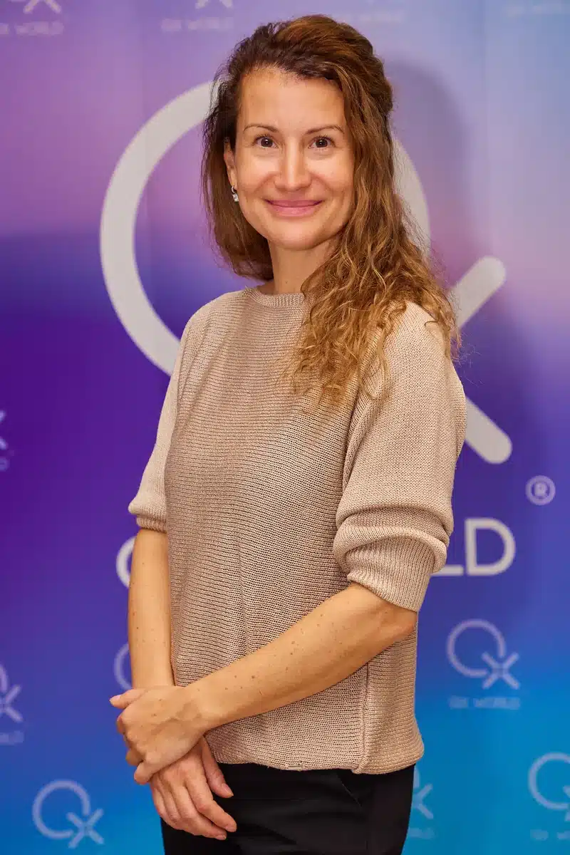 Andreea Taflan, Co-founder and CEO of QX World